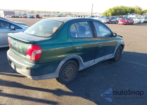 2000 Toyota Echo from USA, damaged, VIN JTDBT1231Y0071040